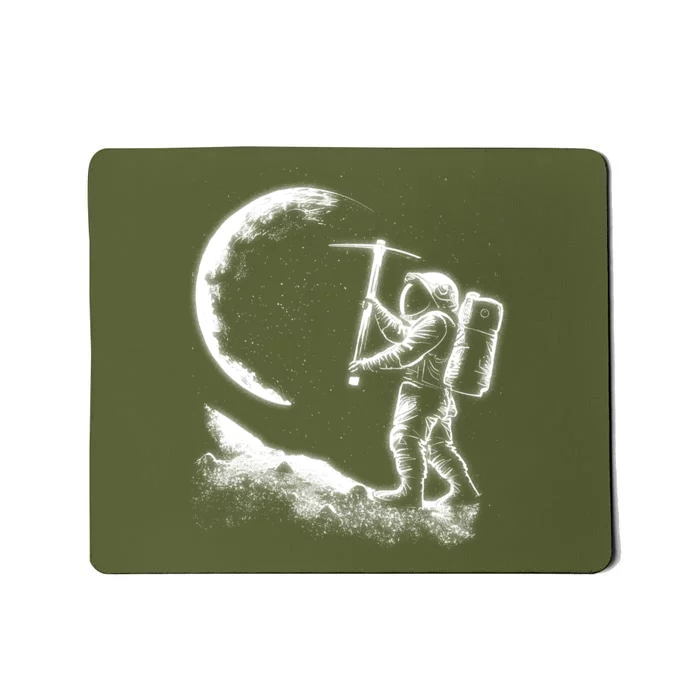 Astronaut Picking The Moon Mousepad