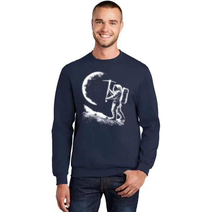 Astronaut Picking The Moon Tall Sweatshirt