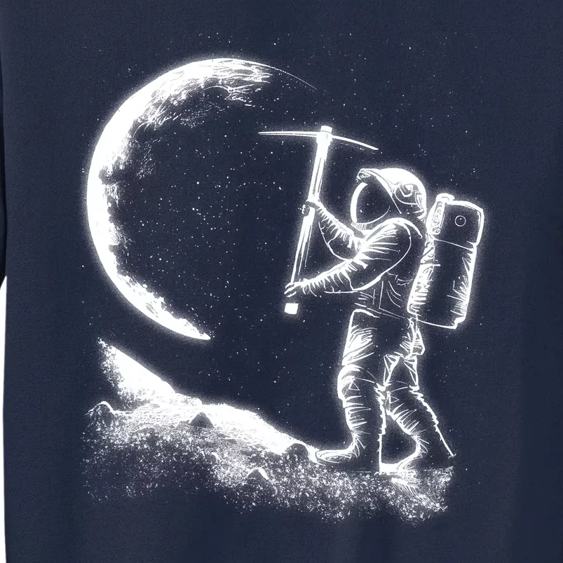 Astronaut Picking The Moon Tall Sweatshirt