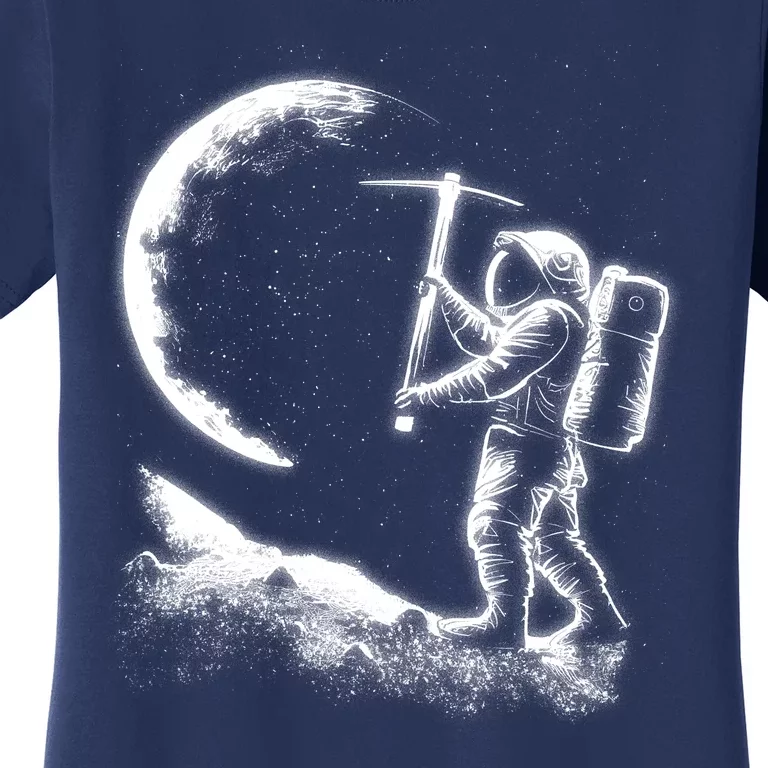 Astronaut Picking The Moon Women's T-Shirt