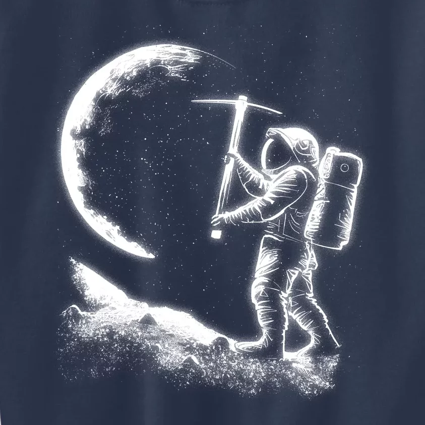 Astronaut Picking The Moon Kids Sweatshirt