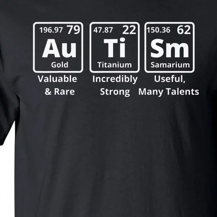 Autism Periodic Table Elements Spelling Tall T-Shirt