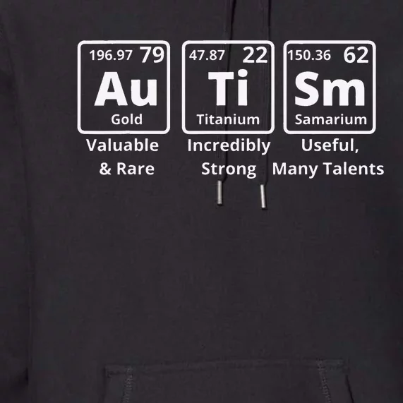 Autism Periodic Table Elements Spelling Premium Hoodie