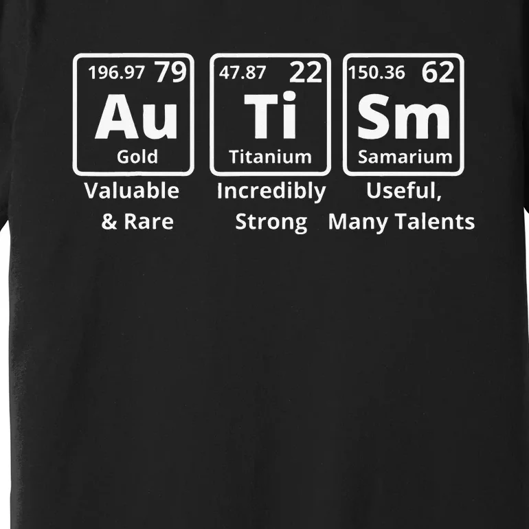 Autism Periodic Table Elements Spelling Premium T-Shirt