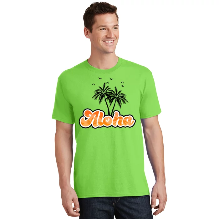 Aloha Palm Trees Hawaii Tropical T-Shirt