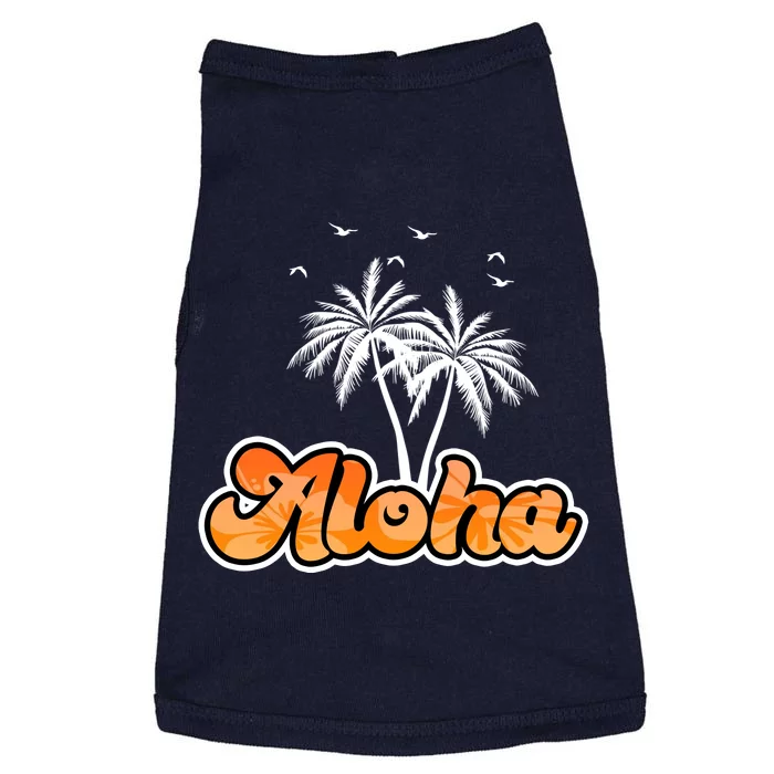 Aloha Palm Trees Hawaii Tropical Doggie Tank