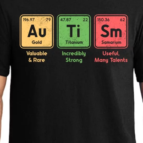 Autism Periodic Table Elets Spelling Autistic Gift Pajama Set