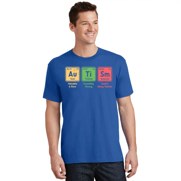 Autism Periodic Table Elets Spelling Autistic Gift T-Shirt