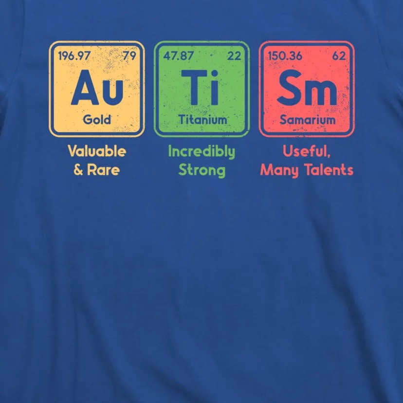 Autism Periodic Table Elets Spelling Autistic Gift T-Shirt