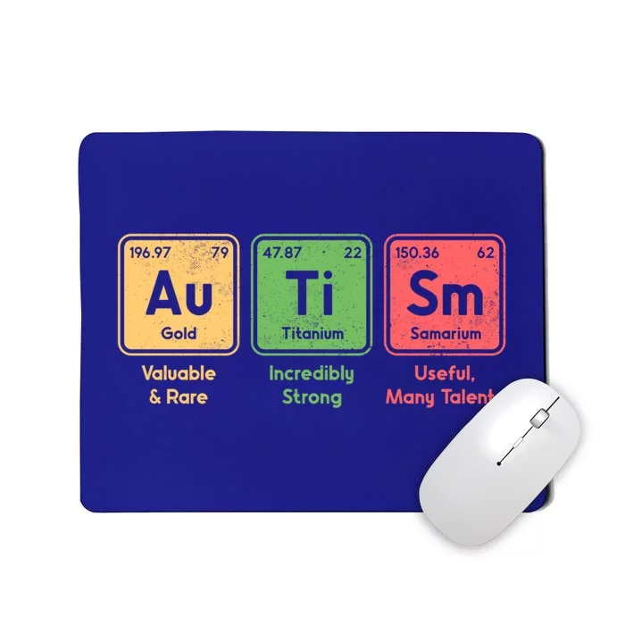 Autism Periodic Table Elets Spelling Autistic Gift Mousepad