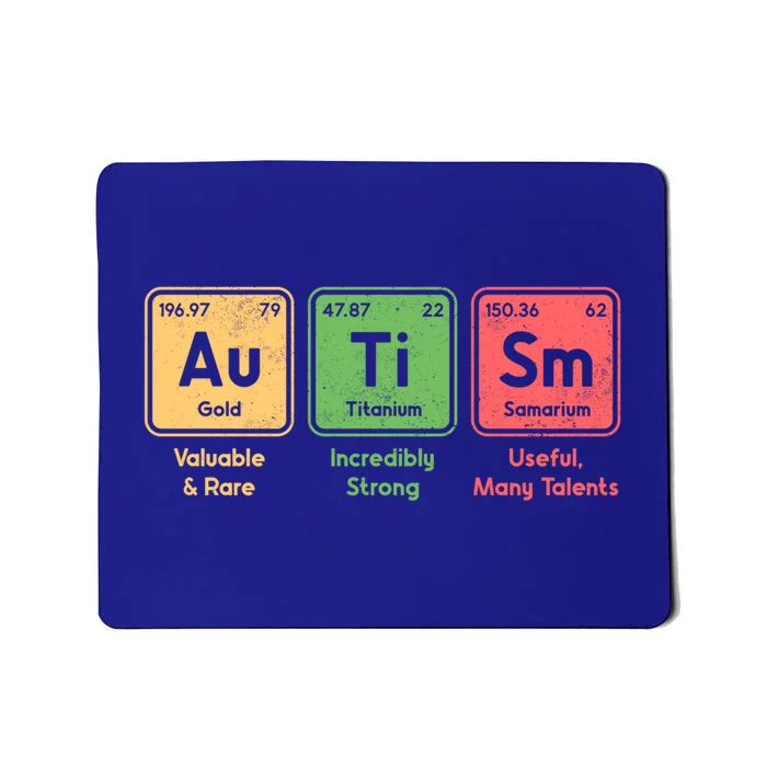 Autism Periodic Table Elets Spelling Autistic Gift Mousepad