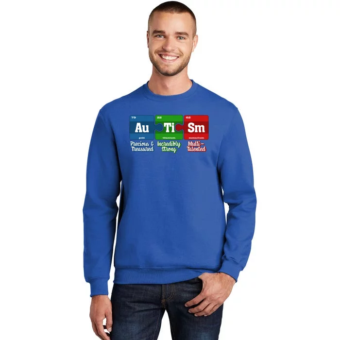 Autism Periodic Table Gift Autism Awareness Month Cute Gift Sweatshirt