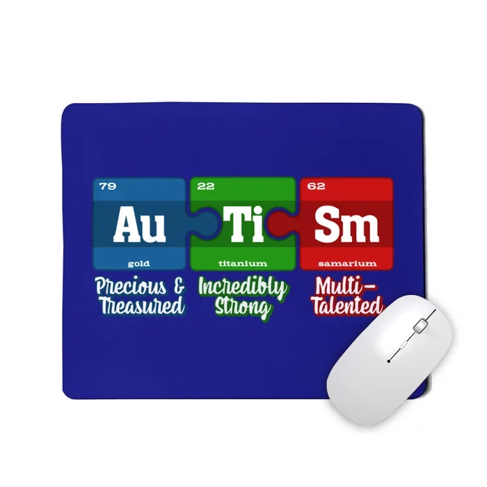 Autism Periodic Table Gift Autism Awareness Month Cute Gift Mousepad