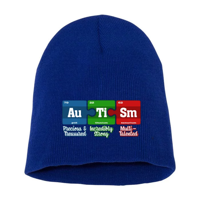 Autism Periodic Table Gift Autism Awareness Month Cute Gift Short Acrylic Beanie