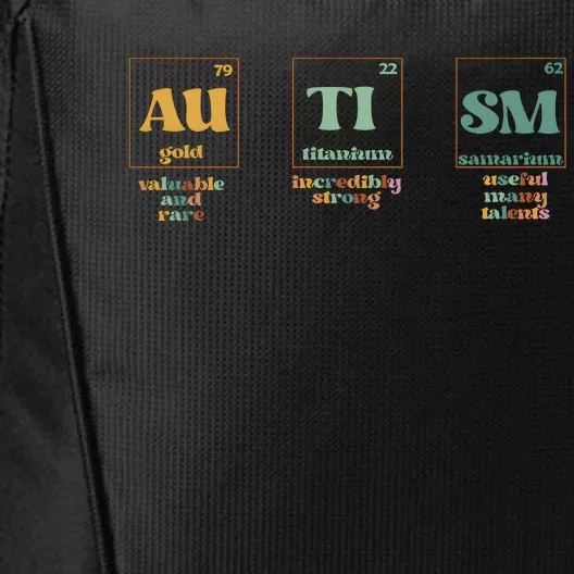 Autism Periodic Table Special Education Teacher City Backpack