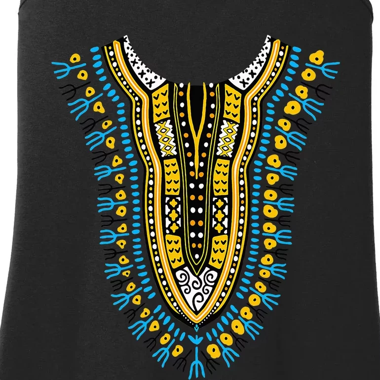 African Print Traditional Tribal Pride Dashiki Attire Kente Ladies Essential Tank