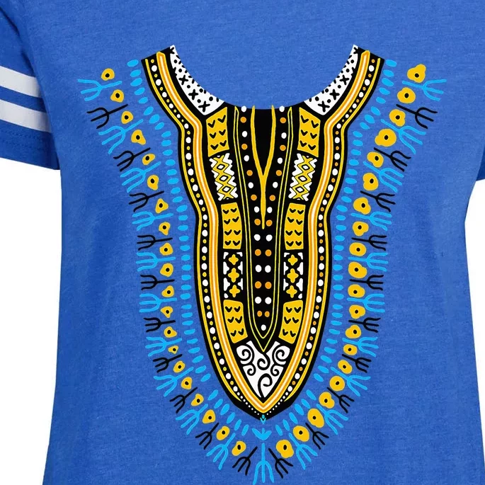 African Print Traditional Tribal Pride Dashiki Attire Kente Enza Ladies Jersey Football T-Shirt