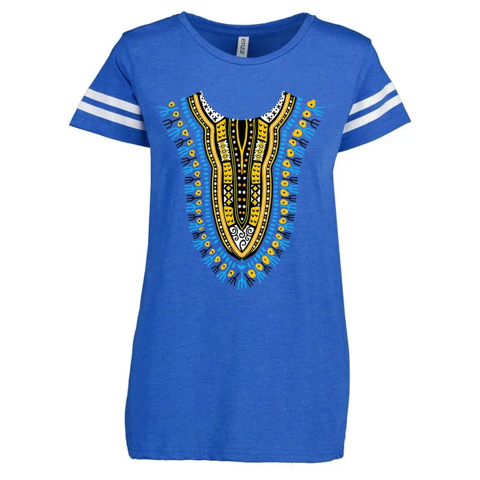 African Print Traditional Tribal Pride Dashiki Attire Kente Enza Ladies Jersey Football T-Shirt