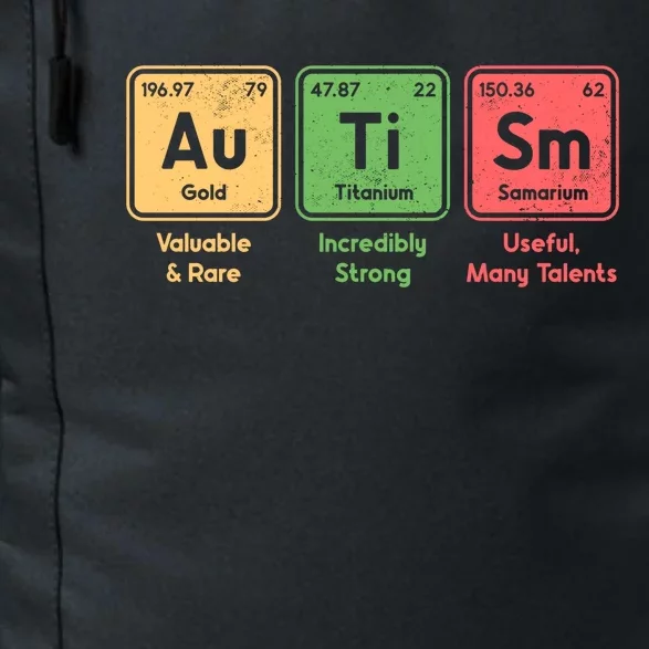 Autism Periodic Table Elets Spelling Autistic Great Gift Daily Commute Backpack