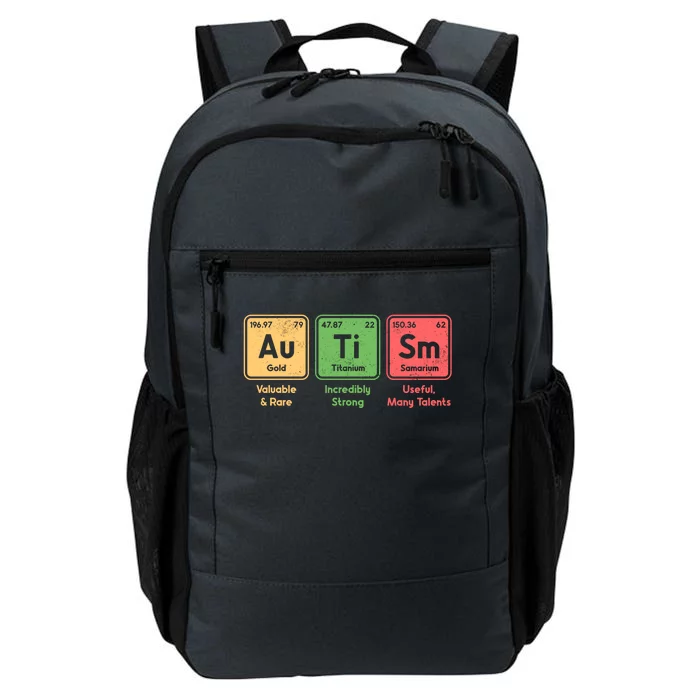 Autism Periodic Table Elets Spelling Autistic Great Gift Daily Commute Backpack