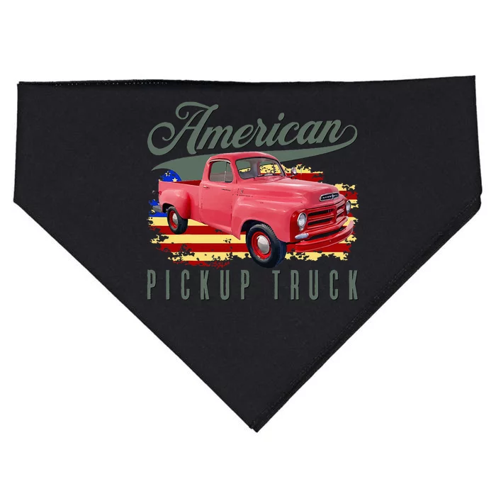 American Pickup Truck Adults Teens USA-Made Doggie Bandana