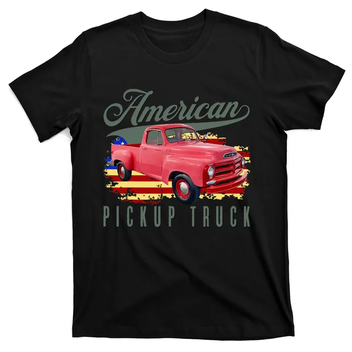 American Pickup Truck Adults Teens T-Shirt