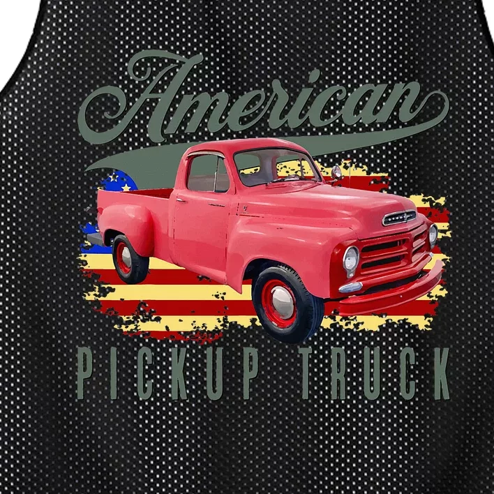 American Pickup Truck Adults Teens Mesh Reversible Basketball Jersey Tank