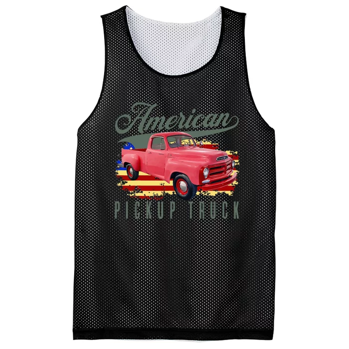 American Pickup Truck Adults Teens Mesh Reversible Basketball Jersey Tank