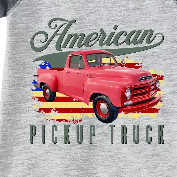 American Pickup Truck Adults Teens Infant Baby Jersey Bodysuit