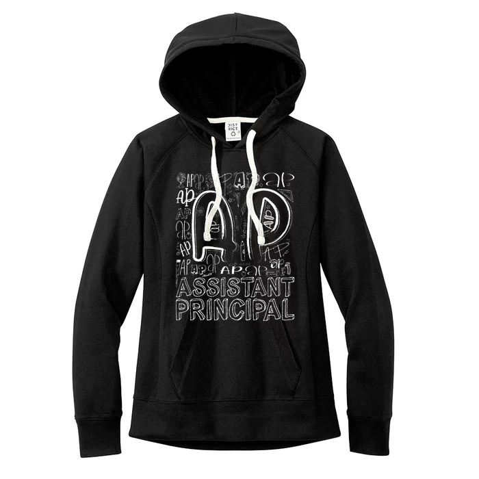 Assistant Principal Teacher Appreciation Week Cute Women's Fleece Hoodie