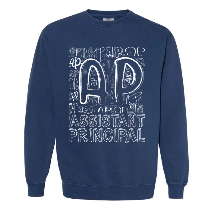 Assistant Principal Teacher Appreciation Week Cute Garment-Dyed Sweatshirt