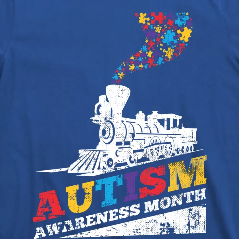 Autism Puzzle Train Toy Gift Support Autism Awareness Great Gift T-Shirt