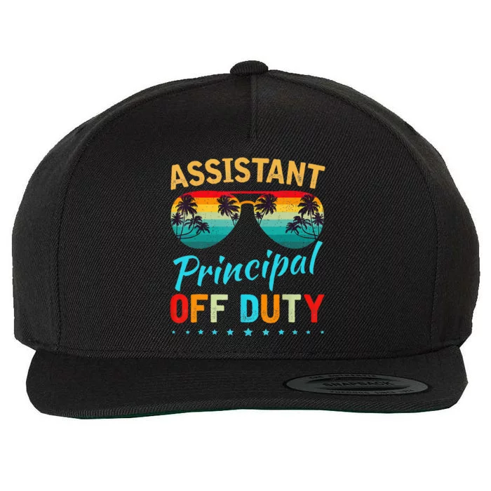 Assistant Principal Teacher Off Duty Last Day Of School Wool Snapback Cap