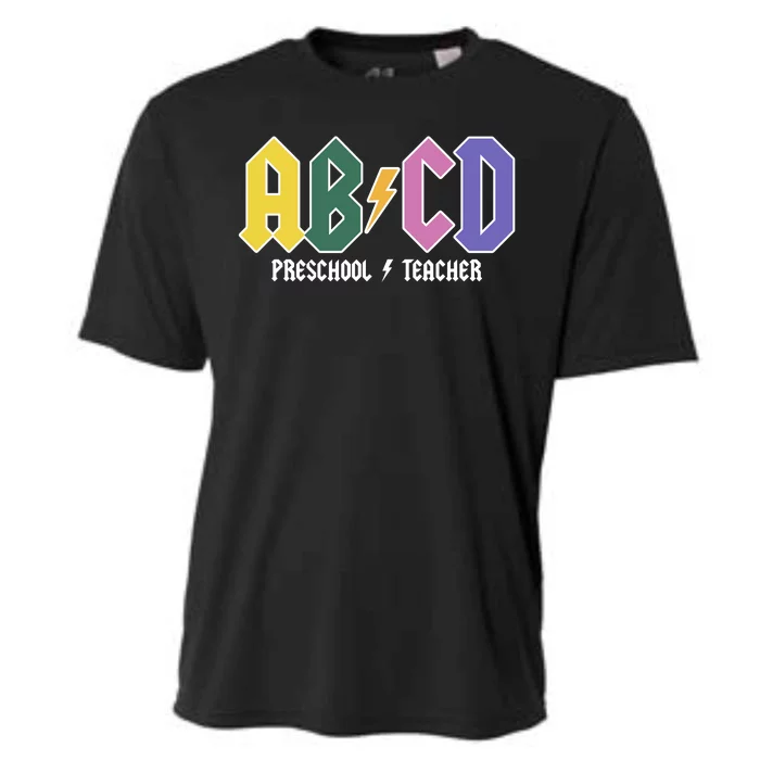 ABCD Preschool Teacher Rock And Roll Cooling Performance Crew T-Shirt