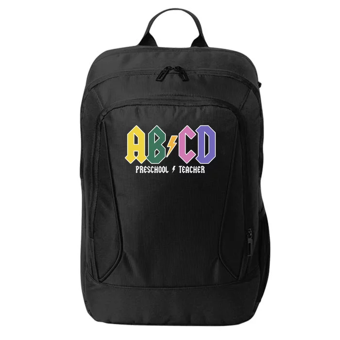 ABCD Preschool Teacher Rock And Roll City Backpack