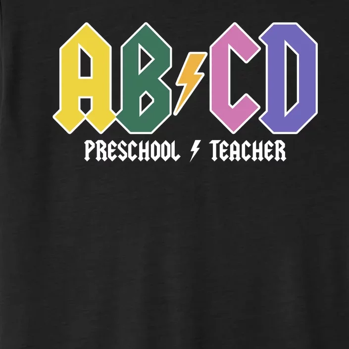 ABCD Preschool Teacher Rock And Roll ChromaSoft Performance T-Shirt