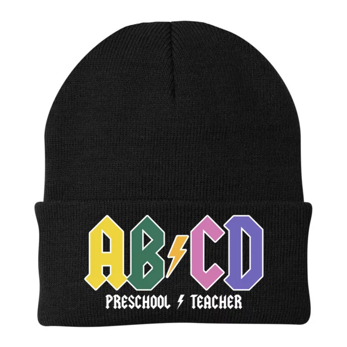 ABCD Preschool Teacher Rock And Roll Knit Cap Winter Beanie