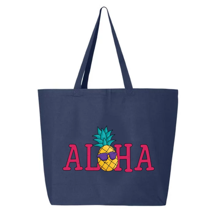 Aloha Pineapple Tropical Cute 25L Jumbo Tote