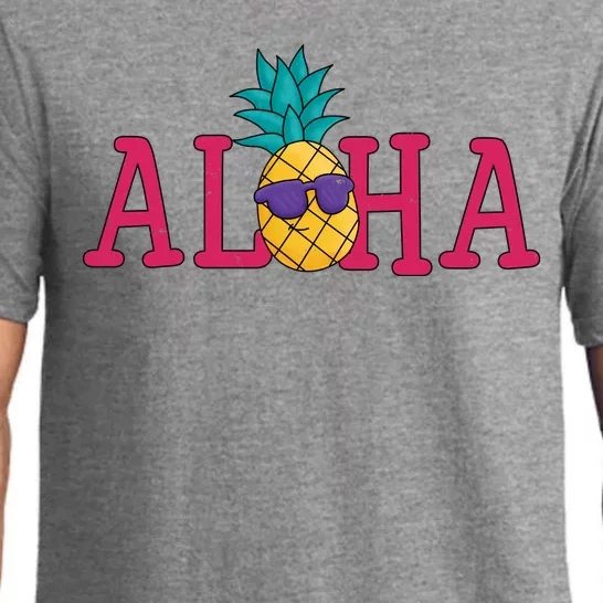 Aloha Pineapple Tropical Cute Pajama Set