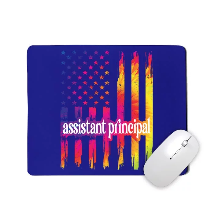 Assistant Principal Us Flag Proud Assistant Principal Gift Mousepad