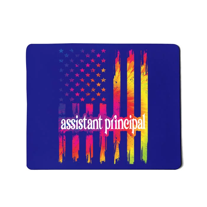 Assistant Principal Us Flag Proud Assistant Principal Gift Mousepad