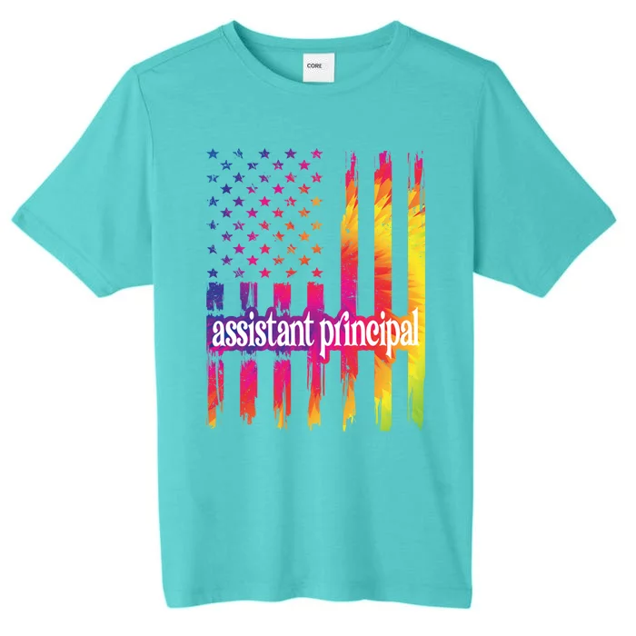 Assistant Principal Us Flag Proud Assistant Principal Gift ChromaSoft Performance T-Shirt