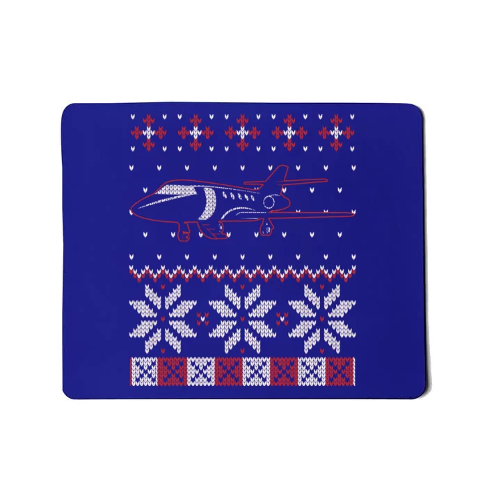 Aviation Pilot Ugly Christmas Sweater Flight Aviator Gift Great Gift Mousepad