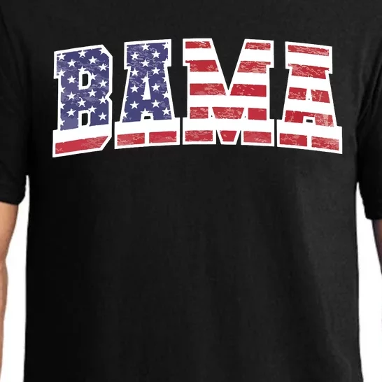 Alabama Patriotic Us Flag Design For Patriots Pajama Set