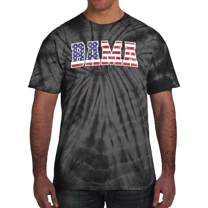 Alabama Patriotic Us Flag Design For Patriots Tie-Dye T-Shirt