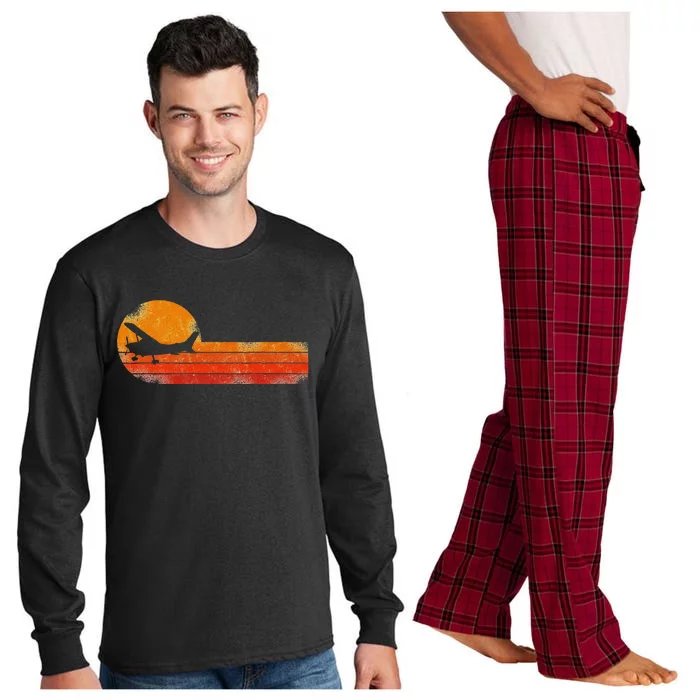 Airplane Pilot Vintage Long Sleeve Pajama Set