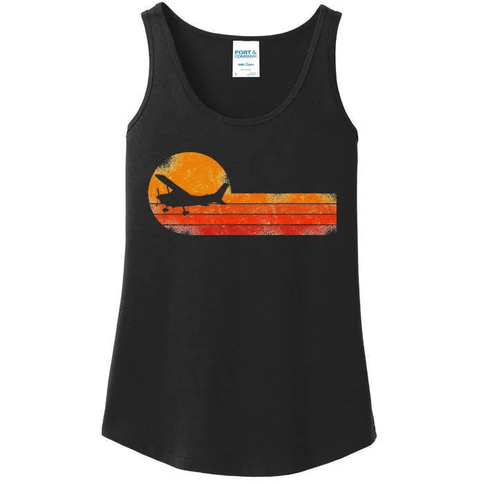 Airplane Pilot Vintage Ladies Essential Tank