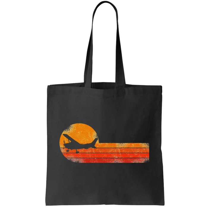 Airplane Pilot Vintage Tote Bag