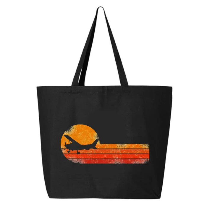 Airplane Pilot Vintage 25L Jumbo Tote