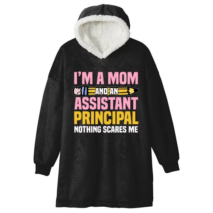 Assistant Principal Viceprincipal Headmasters MotherS Day Hooded Wearable Blanket